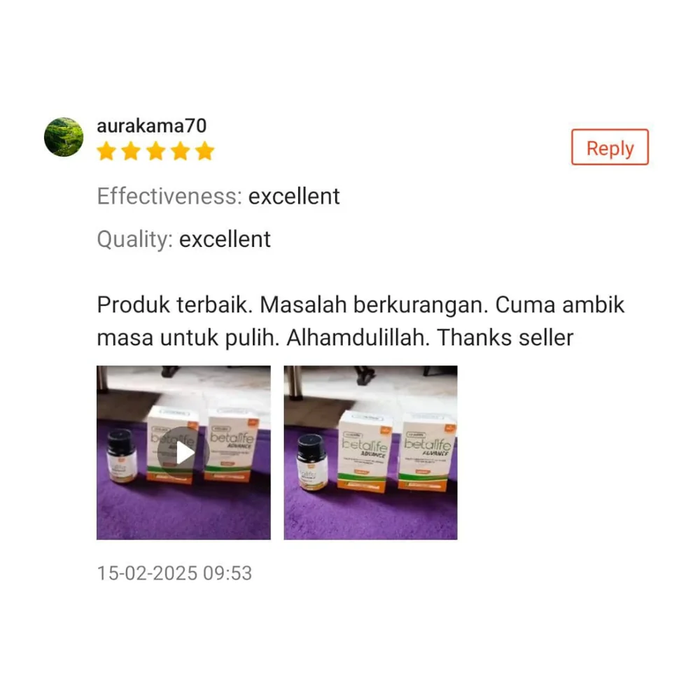 Review pengguna Betalife